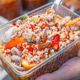 ยำวุ้นเส้นไก่สับ