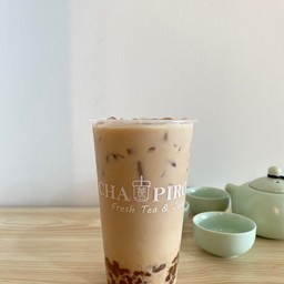 ชานมไต้หวัน (ในเมนูมีไข่มุกทองอยู่แล้ว)