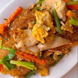 สุกี้แห้ง ไก่