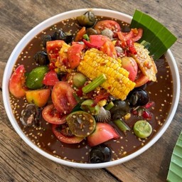 ตำบ้านนา (หอยโข่ง + หอยแครง)