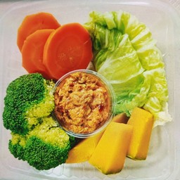 ชุดน้ำพริกทูน่าผักต้ม(ไม่มีข้าว)