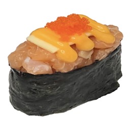 ซูชิแซลมอนสับสไปซี่มาโยชีส