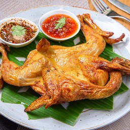 ไก่บ้านย่าง เกลือ เป็นตัว