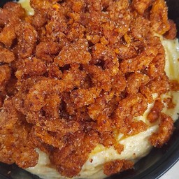 ข้าวไข่ข้นน้ำพริกหมูกระจก