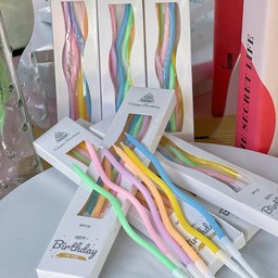 เทียนมินิมอล เกลียวยาว 1 กล่อง