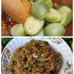 ซุปมะเขือใส่ปลาทู