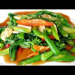 คะน้าน้ำมันหอย.