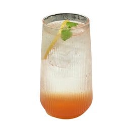 Peach Italian soda with honey jelly