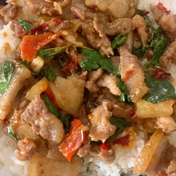 ผัดกะเพราหมูป่า