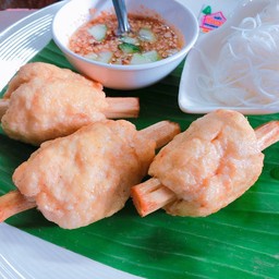 กุ้งพันอ้อยชุดเล็ก2ชิ้น