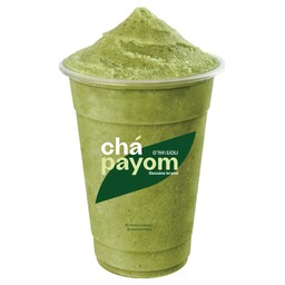 มะพร้าวนมสดชาเขียวปั่น