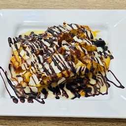 โรตีอัลมอนต์+ช็อคโกแลต