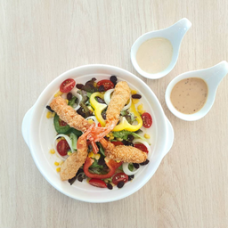 สลัดกุ้งเทมปุระ