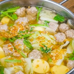 แกงจืดเต้าหู้หมูสับ