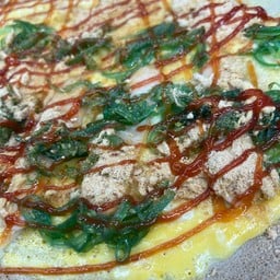 ยำสาหร่าย+ไข่ไก่+หมูหยอง