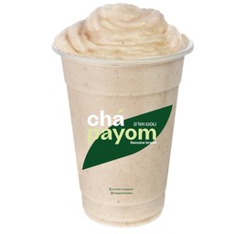 มะพร้าวคั่วนมสดปั่น