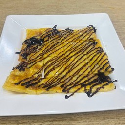 โรตีใส่ไข่+ช็อคโกแลต