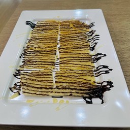 โรตีทิชชู่นม+ช็อคโกแลต