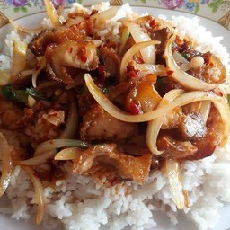 ผัดพริกเผา(เป็นกับข้าว)