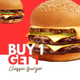 Classic Buy 1 Get 1  Burger