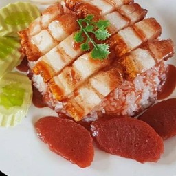 ข้าวหมูกรอบ