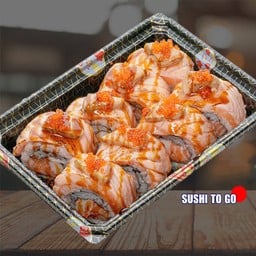 Salmon Foie Gras Sushi Roll