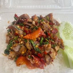 กะเพราเป็ดย่าง