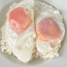 ข้าวไข่ดาว 2 ฟอง
