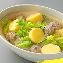 แกงจืดเต้าหู้หมูสับ