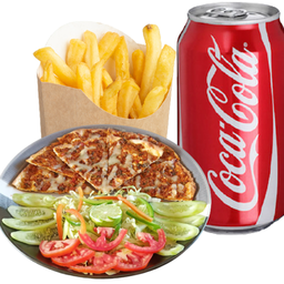 Cheesy Chicken Lahmacun Combo