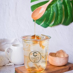 (ไม่ใส่ Topping ราดเฉพาะซอส) เจลลี่ ไต้หวัน ต้นตำหรับ Size 16 oz.