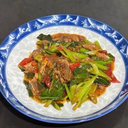ข้าวคะน้าปลากระป๋อง