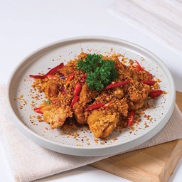 ไก่กรอบคั่วพริกเกลือ