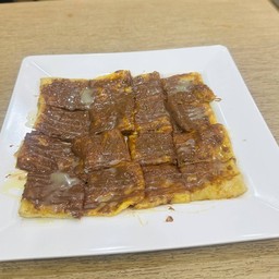 โรตีใส่ไข่+นูเทลล่า