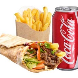 Lamb  Kebab Roll Combo