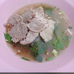 เกาเหลาหมูล้วน (หมูชิ้นและหมูสับ)