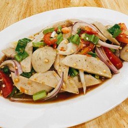 ยำหมูยอ ปลาร้า
