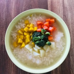 ข้าวต้มผัก (มังสวิรัติ)