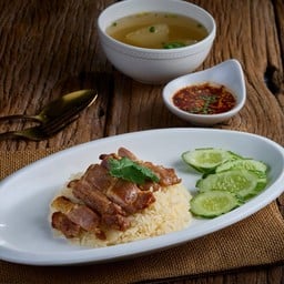 ข้าวมันหมูย่าง