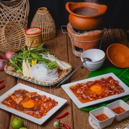 [จิ้มจุ่มอีสาน] - หมู+ตับ