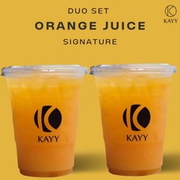โปรคู่ น้ำส้มสด 100% (D)