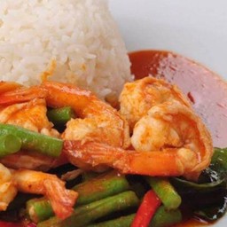 ข้าวพริกแกงกุ้ง