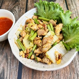 S2 สุกี้คั่วแห้งหมู