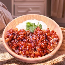 ข้าว-ไกกรอบชสมายของเมส