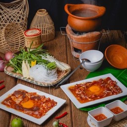 จิ้มจุ่มอีสาน - หมูสามชั้นสไลด์