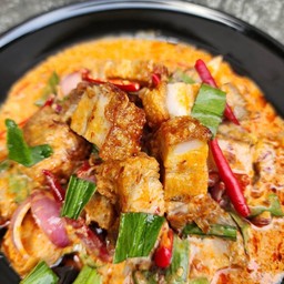 ยำหมูกรอบน้ำข้น