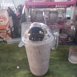 นมหมีโอริโอ้ปั่น