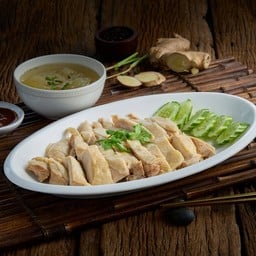 ไก่ต้มสับจานใหญ่