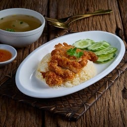 ข้าวมันไก่ทอด