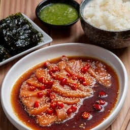 แซลมอนดองซีอิ๊วเกาหลี 10 pcs./ชิ้น (SET)